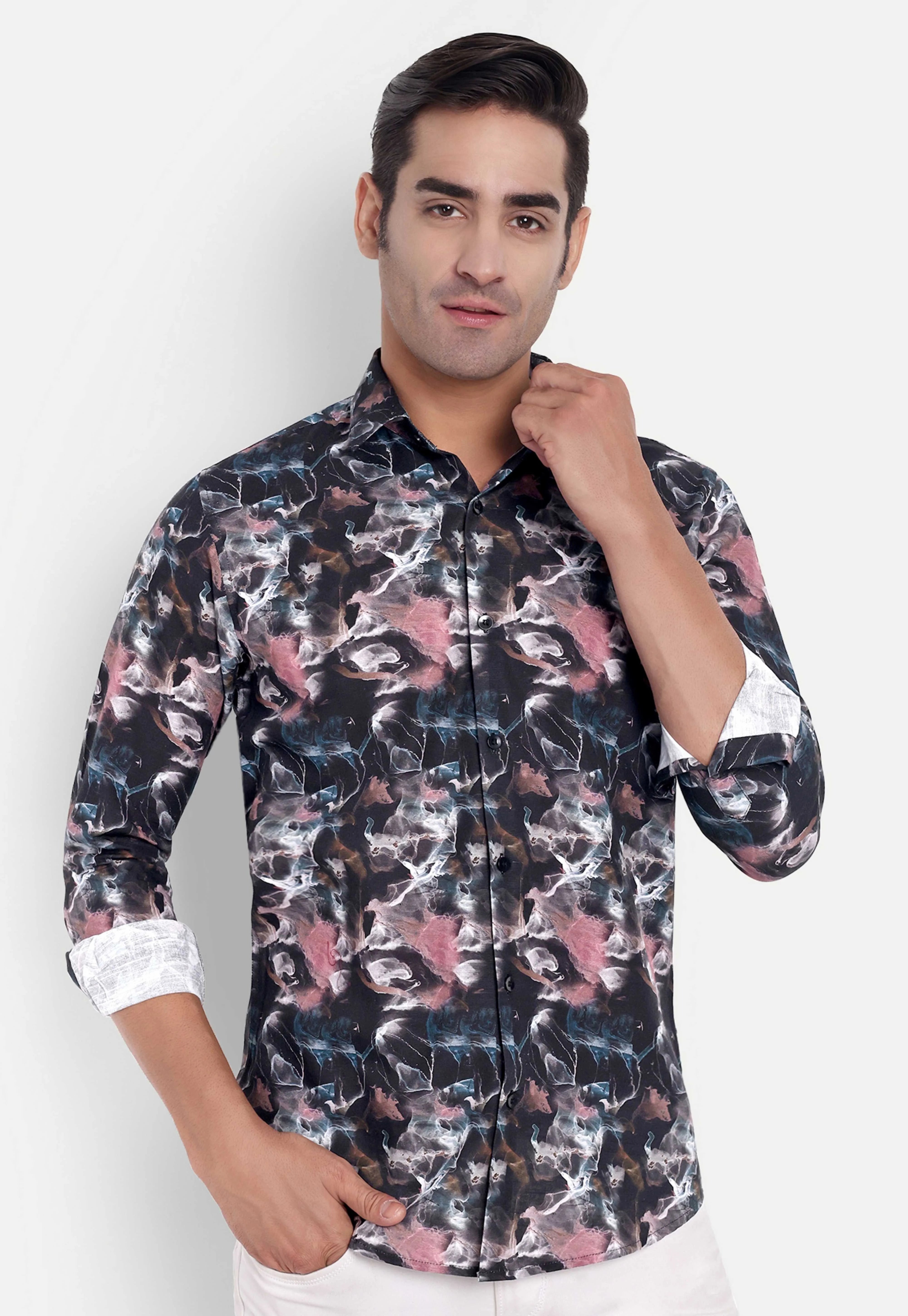 Shadow Petals Full Sleeve Shirt
